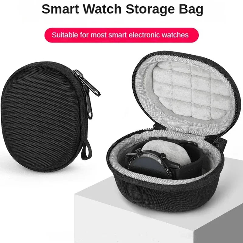1-2Pc Travel Case Portable Storage Box For Single Watch Shock And Impact-resistant For Wristwatches Smart Watches Watch storage Qme
