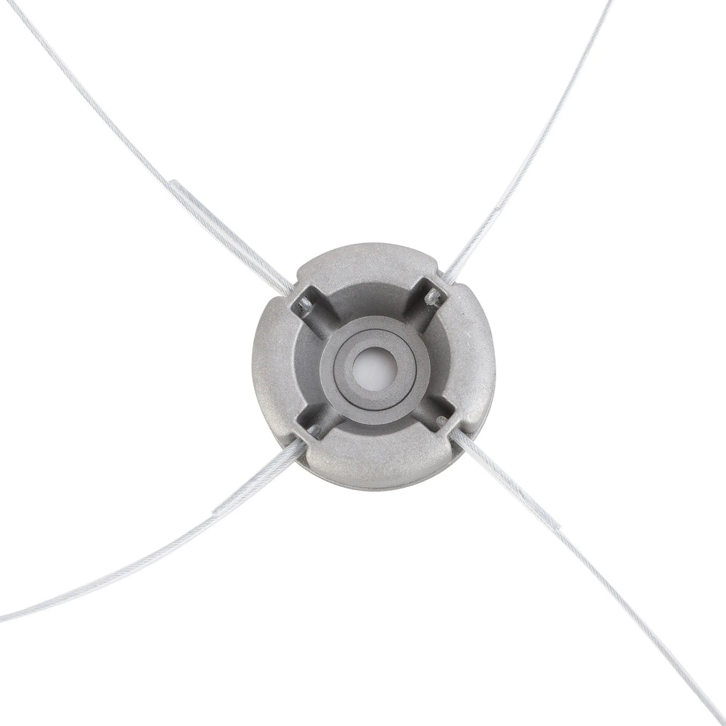 Aluminum Trimmer Head 5 Through Hole Fit String Replacement Wire Rope Qme