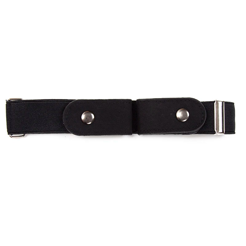 Women Girls Belt Buckle-free Elastic Invisible Jeans Without Buckle Qme V1 60-95cm China Mainland