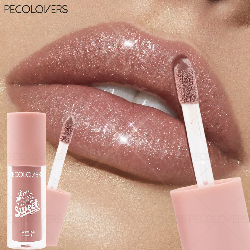 Fruit Flavor Lip Gloss Hydrating Non-sticky Lipstick Dry Lips Vibrant Qme