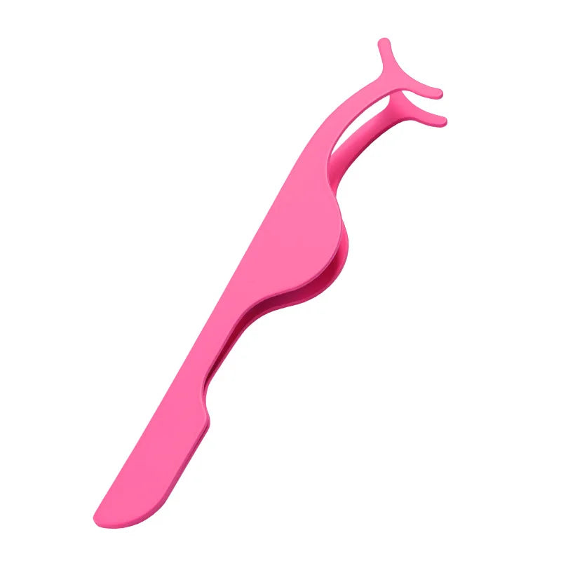 False Eyelashes Tweezer Fake Eye Lash Applicator Makeup Tools Qme Pink China Mainland