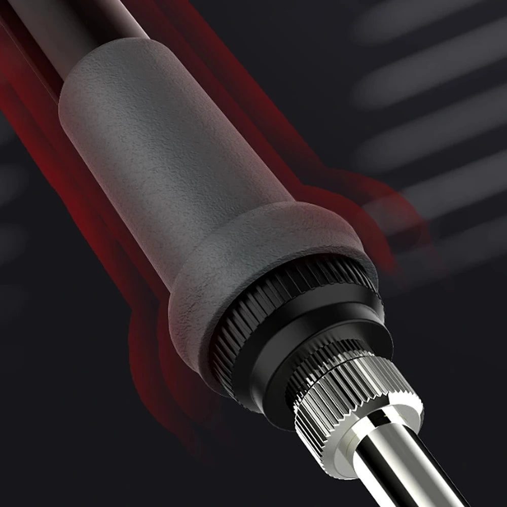 60W Digital Display Soldering Iron Tool C F Switching Adjust Qme