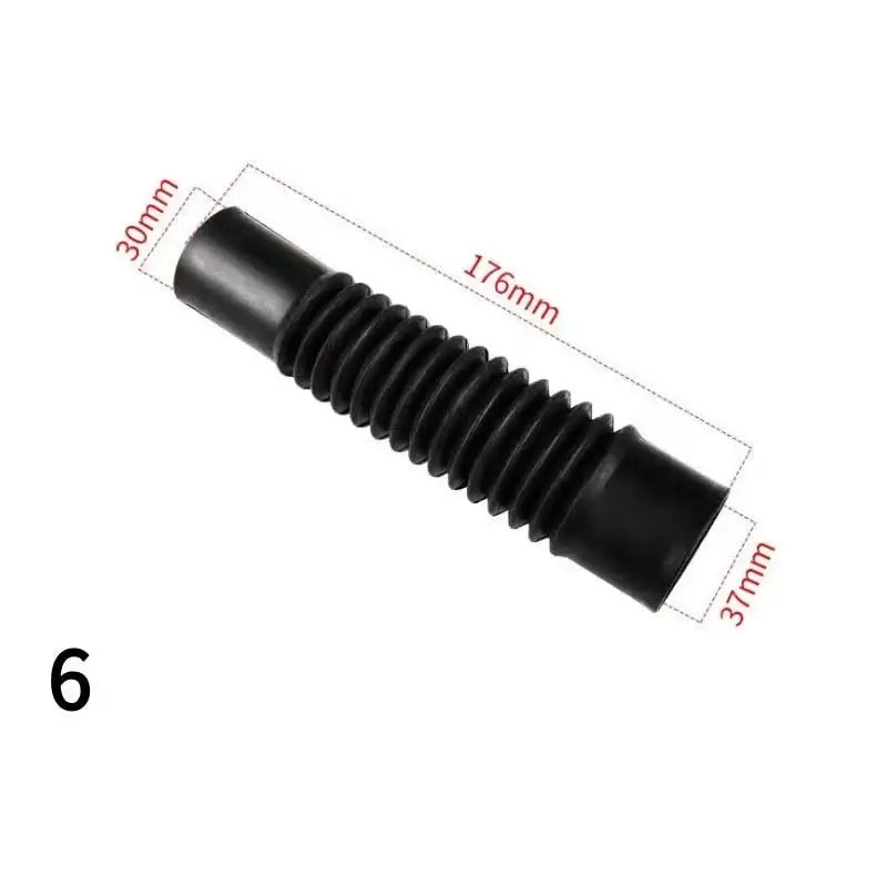For Washing Machine Inner Drain Pipe Outlet Pipe Black With Extra Lining Flexible Rubber Hose Internal Connection Hose Qme A6