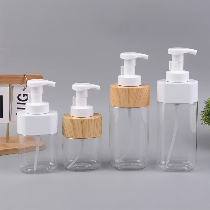 300 Transparent Foaming Soap Dispenser Refillable Portable Hand Qme