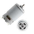 1Pc RS550 20V Motor Electric D-Shaped Shaft Motor For Car Washing Machine Electric Drill Power Tools Accessories Qme Default Title
