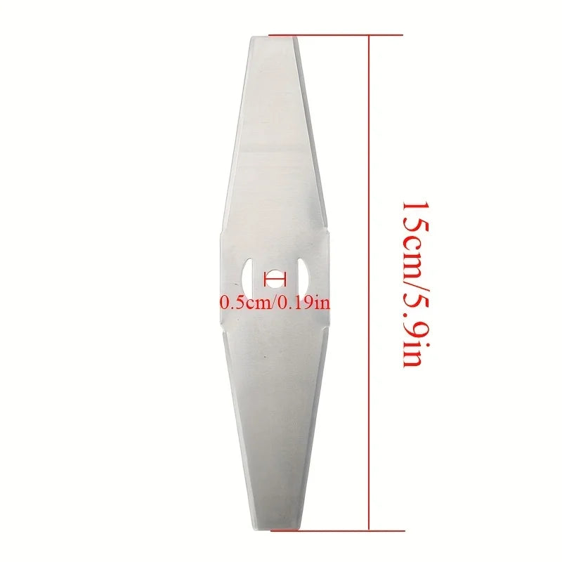 150mm Alloy Replacement Saw Blade Metal Trimmer Head for Rechargeable Battery Lawn Mower Home Garden Cutting Machine Accessories Qme