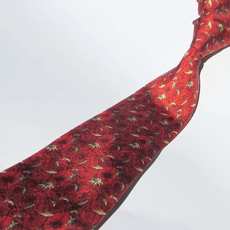 100 Silk Print Tie Big Classic Geometric Floral Multicolor Mens Qme RT1