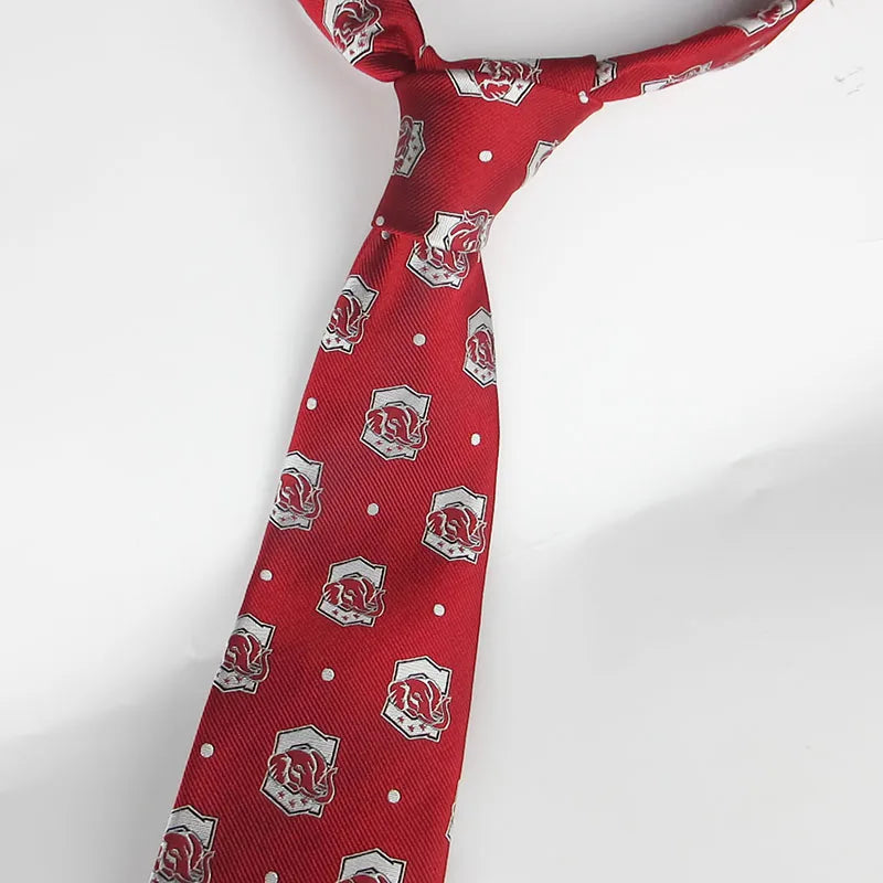 Tailor Smith Handmade Ties Animal Jacquard Pattern Necktie Repps 100 Qme