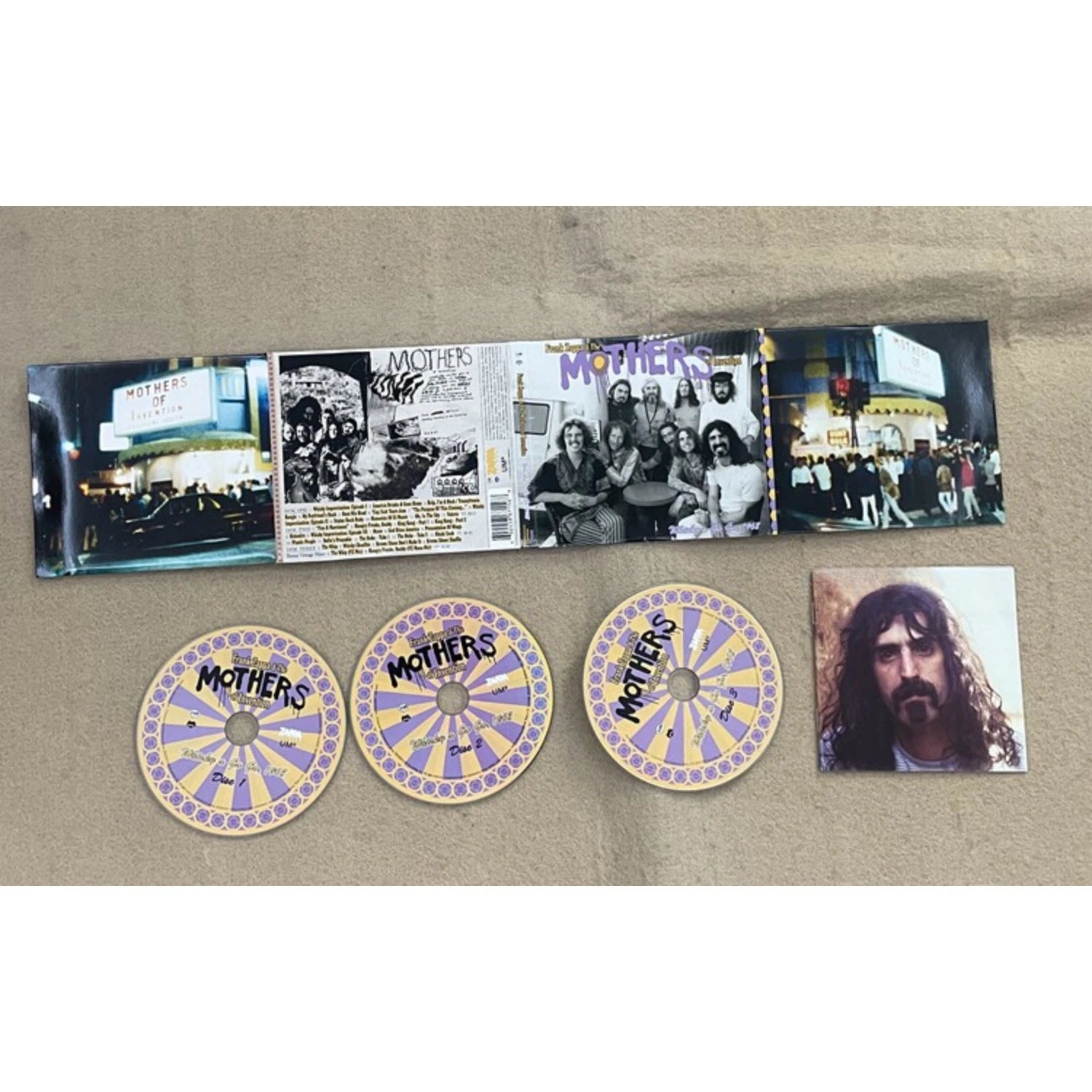 Rock Live Album 3CD Set with Retro Band Photo Cover, Iconic 60s Aesthetic + High-Energy Live Tracks for Both Display Listening Qme