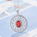 Anime SCP 963 Alloy Pendant Cosplay Jack Bright Horcrux Amulet Necklace Unisex Fashion Red Gem Jewelry Accessory Prop Xmas Gift Qme Necklace