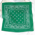 Unisex Cotton Bandana Kerchief Hip Hop Black Hair Band Neck Scarf Qme A16
