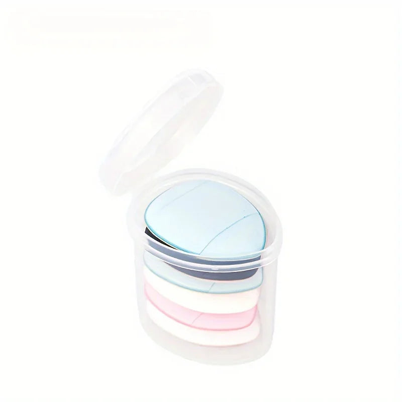 3 Fingertip Mini Puff Makeup Sponges Foundation Powder Puffs Loose Qme