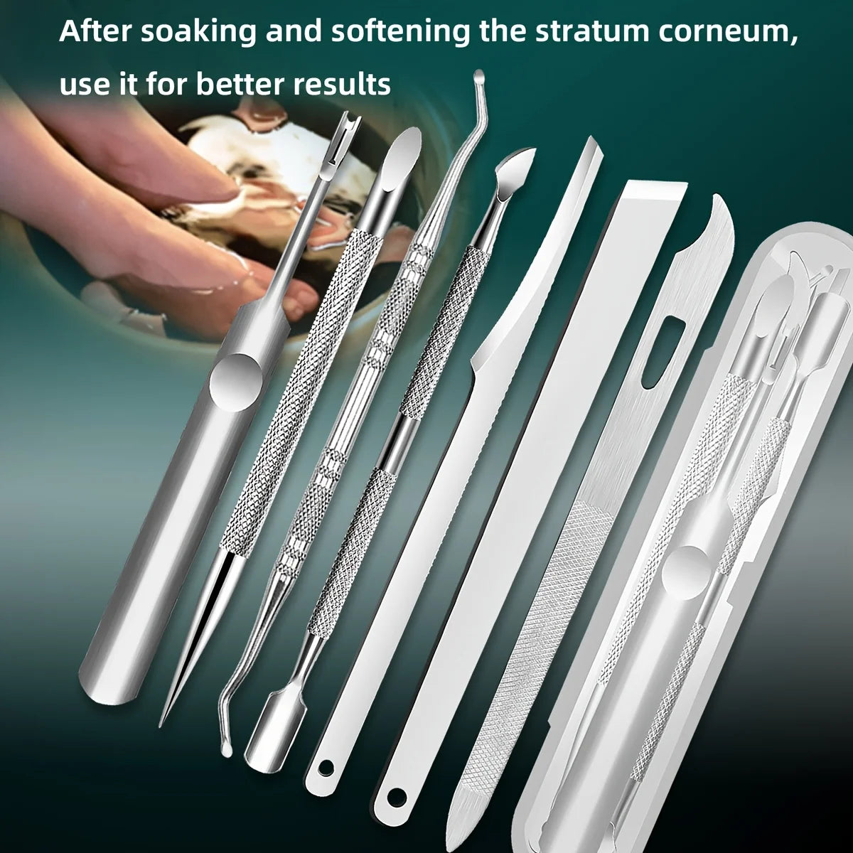 Stainless Steel Nail Care Precision Cuticle Remover Trimmer Includes Qme