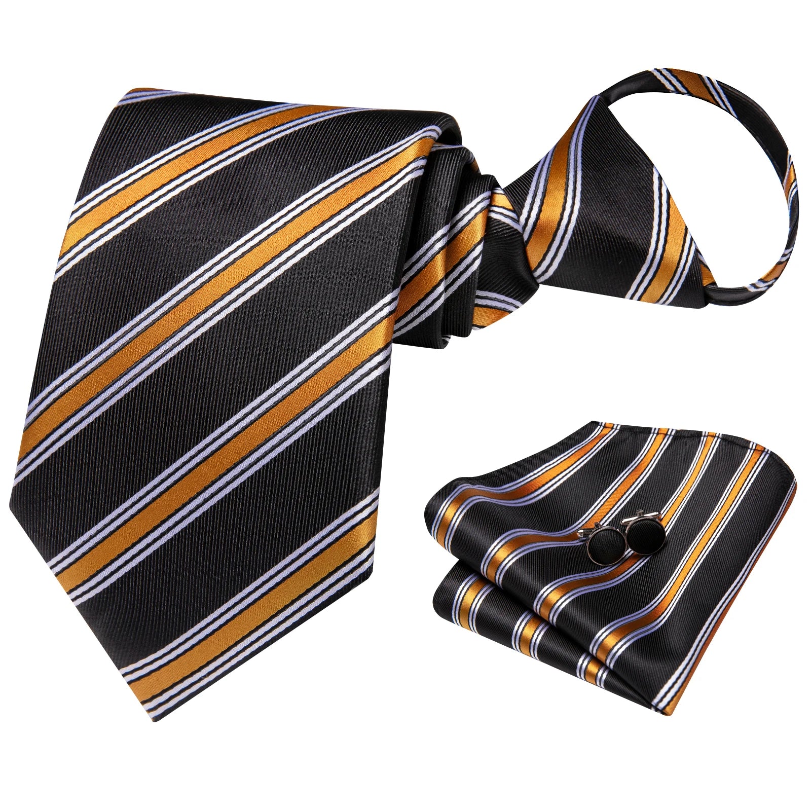 Zipper Tie S Knot-free Formal Business Easy Pull Lazy Groom Wedding