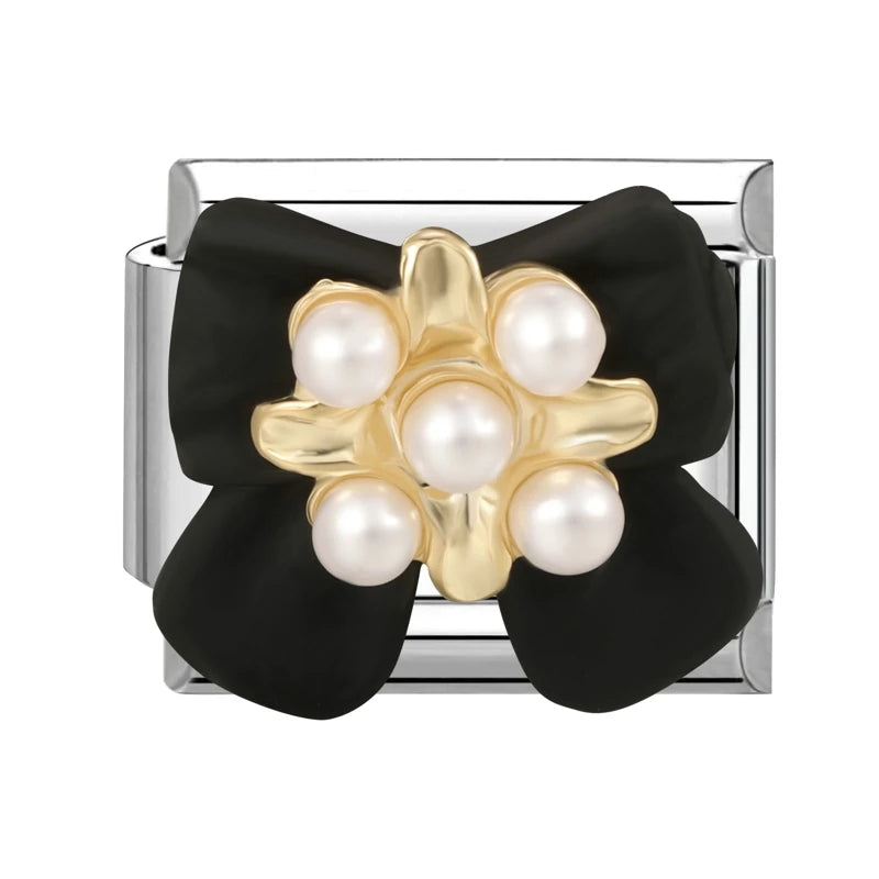 Fashion Women's Daisy Sun Stars NO.8 Ball Italian Charm Links Fit 9mm Bracelet Stainless Steel Jewelry Making DIY Bracelet Gifts Qme S 32