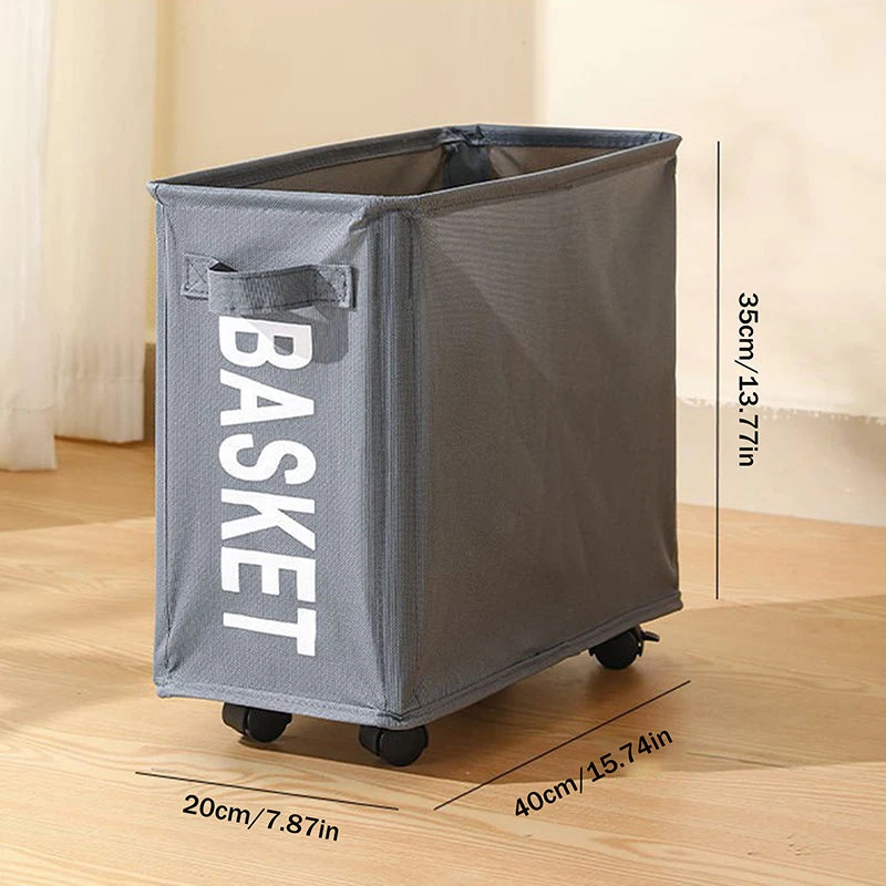 Large Capacity Yoga Mat Storage Basket Multifunctional Foldable Qme M Gray