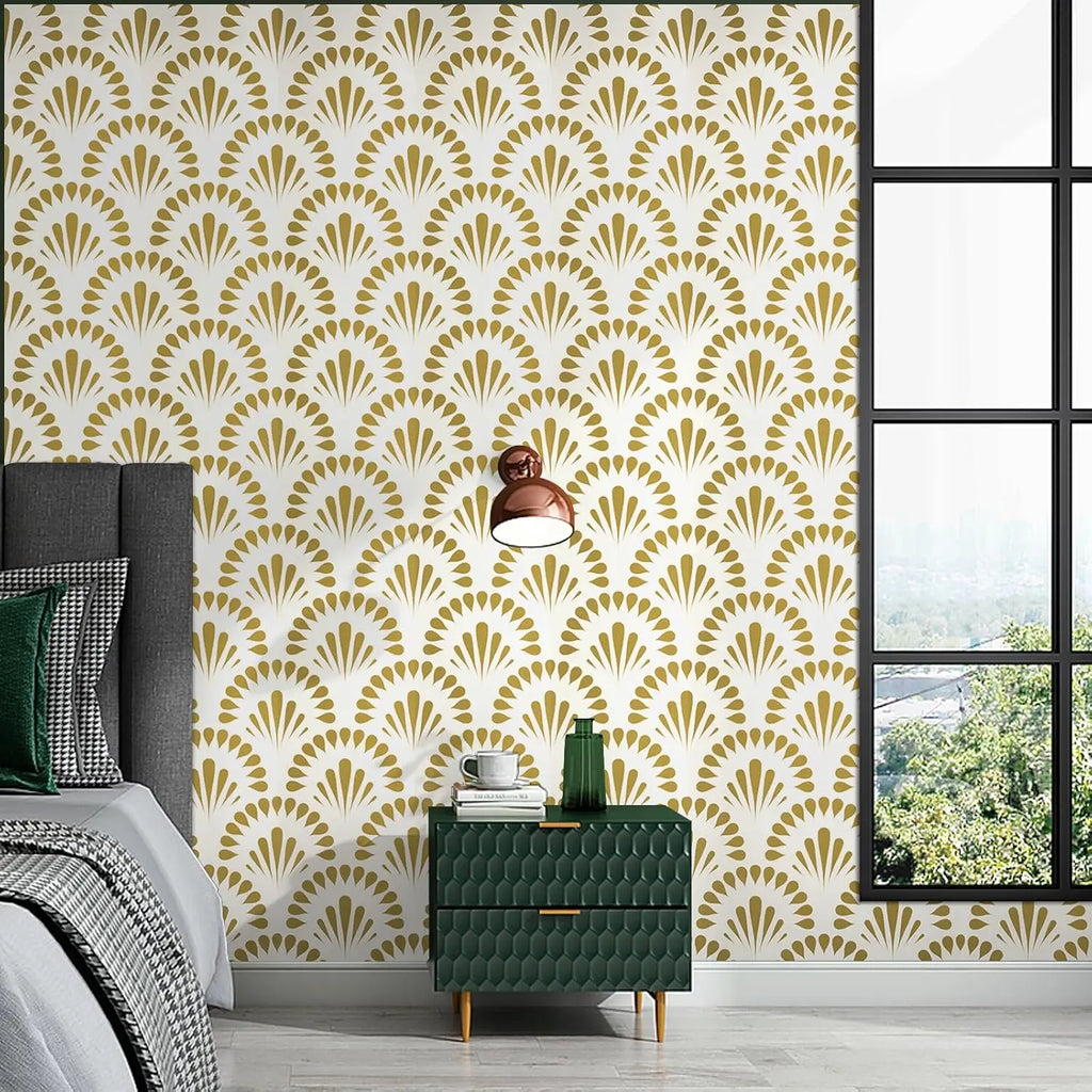 Black White Modern Wallpaper Decorative Wall Removable Self Adhesive Qme