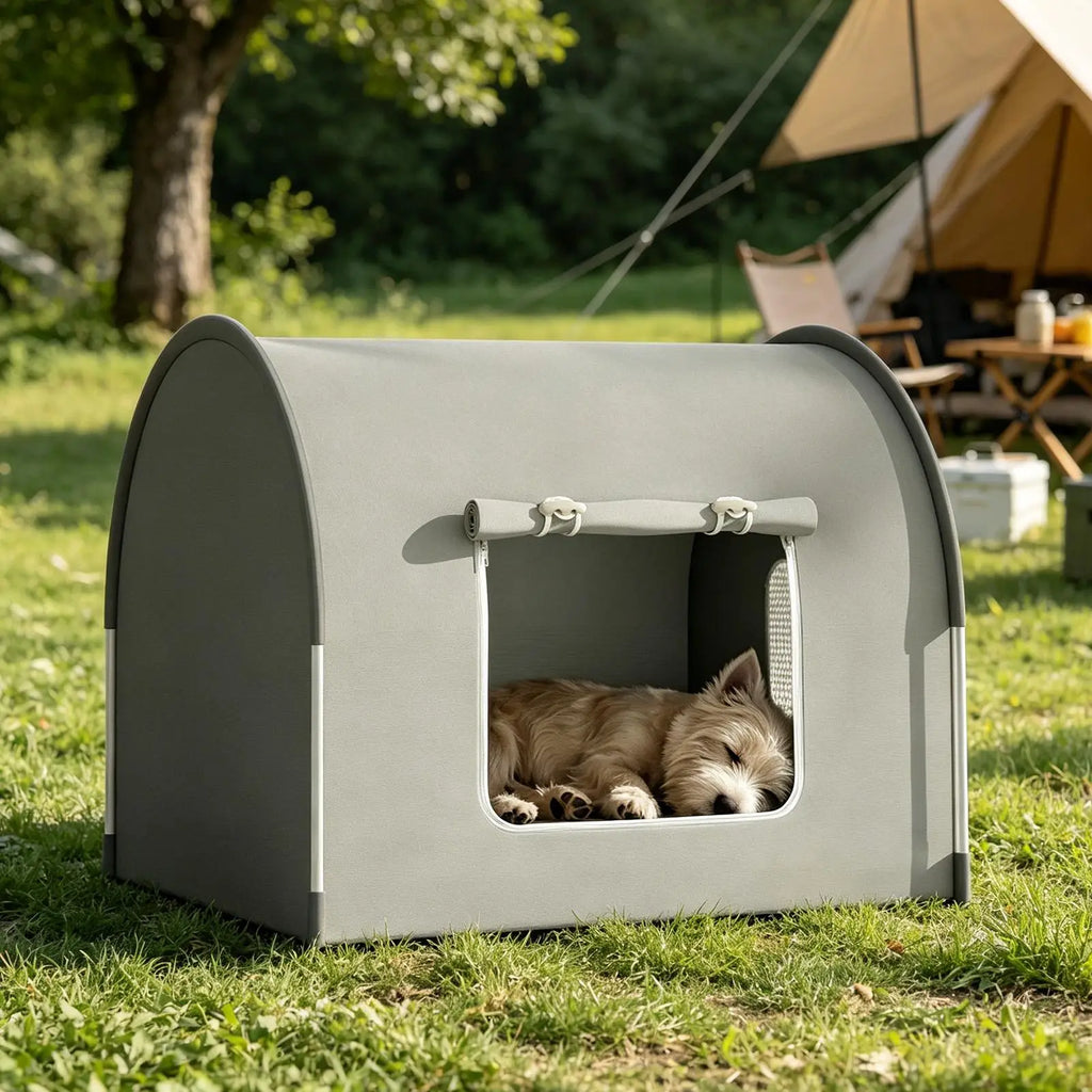 Cat Tent Portable Breathable Puppy Canopy Shelter Cat Sleeping Tent For Summer Car Home Patio Camping Outdoor Beach Park Hiking Qme