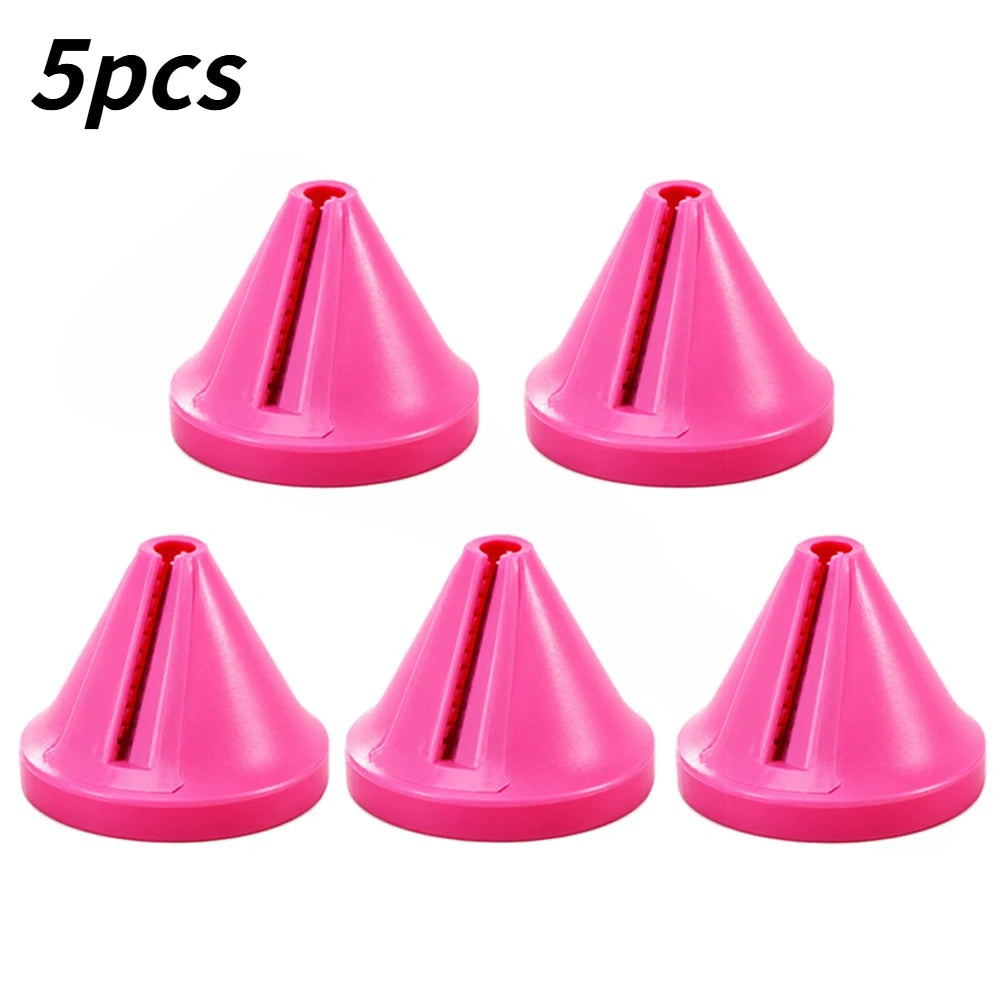 1/3/5Pcs Multifunctional Manual Rotating Spiral Peeler Veggie Fruit Shredder Grater For Potato Carrot Kitchen Prep Tool Qme rose red 5pcs