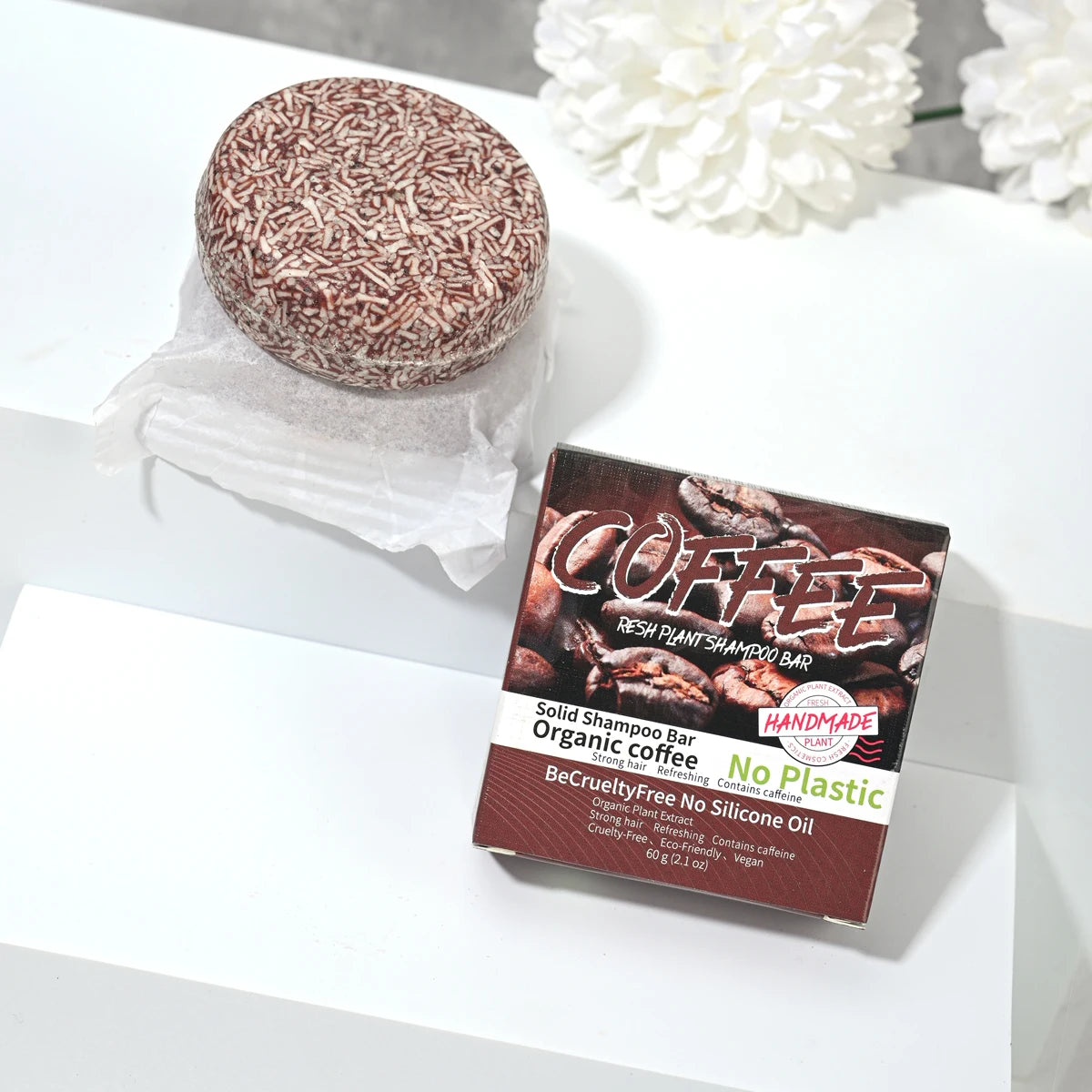 Coffee Flavored Shampoo Nourishing Hair Essential Oil Soap Handmade Qme