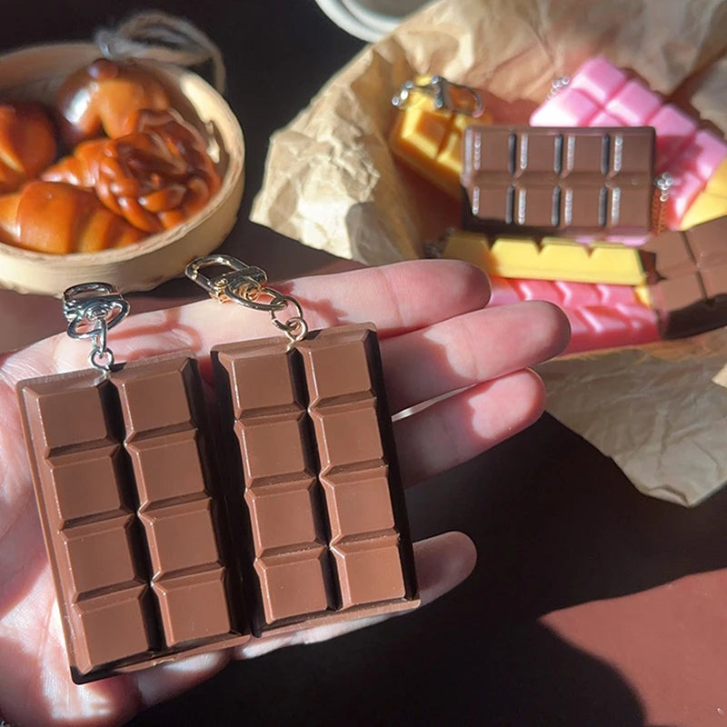 Bag Phone Pendant Modern Simplicity Simulated Cute Food Chocolate Qme
