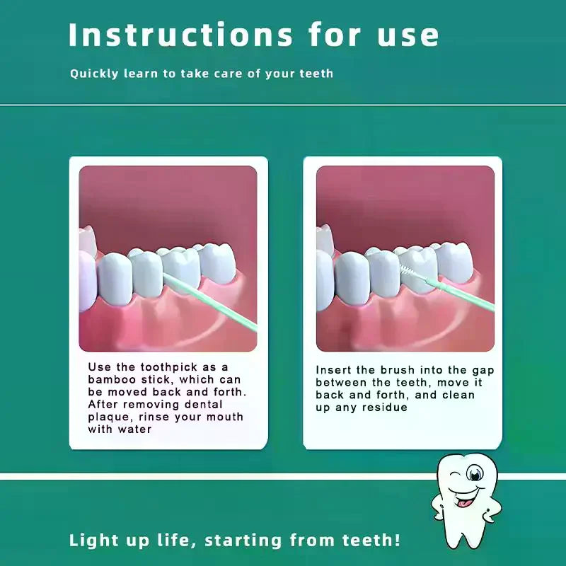 High-end Disposable Toothpick Brush Ultra-fine Portable Family Box Qme
