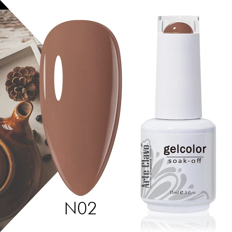 Arte Clavo Macaron Spring Series Gel Nail Polish Pigment Semi