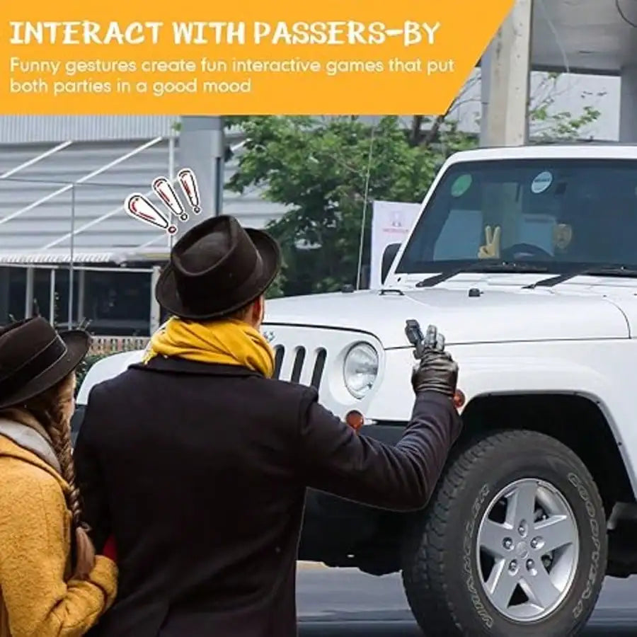 2-finger Wave Hand Compatible SUV Off-road Vehicles Suitable Car Qme