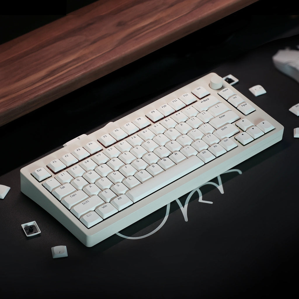 Chosfox 118 Keys Black White Universal SA Low Profile PBT Keycaps Mechanical Keyboard Custom Gaming Keyboards MX Switch Keycaps Qme