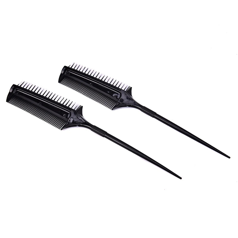 Professional Hairdressing Double Side Dye Comb Nylon Hair Drying Qme