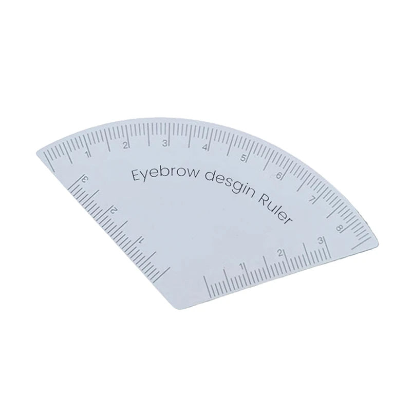 Reusable Fast Drawing Eyebrow Design Ruler Microblading Mapping Tool Qme 1PCS