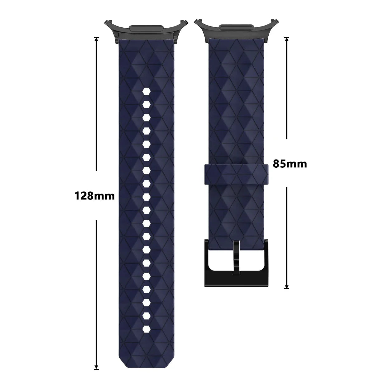 Sports Silicone Strap for Samsung Galaxy Watch 7 Ultra 47mm Soft Watchband Quick Fit Bracelet for Galaxy Watch 7 Ultra Wristband Qme