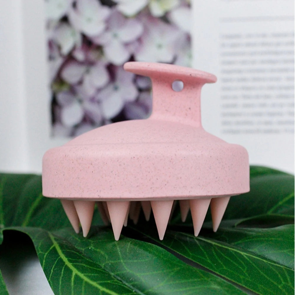 1/3pcs Soft Silicone Scalp Care Shampoo Brush Gentle Hair Washing Comb Shower Massager Home Salon Daily Hair Cleaning Tool Qme