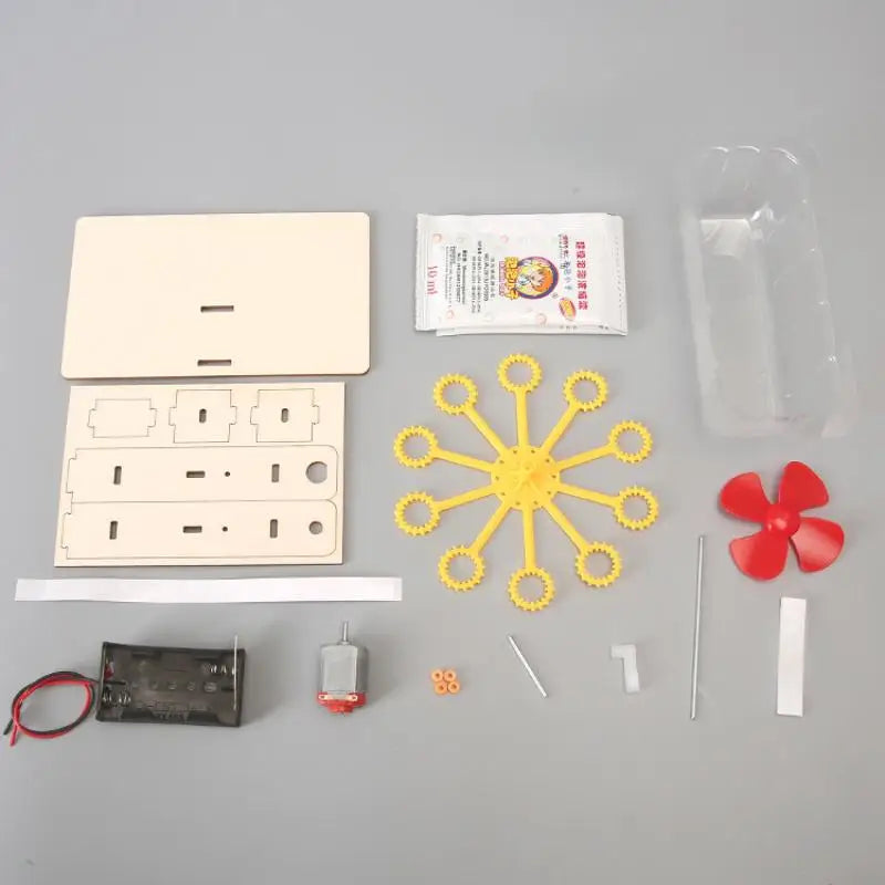 Children's Educational Handcrafted Assembly Model Puzzle Toy DIY Qme