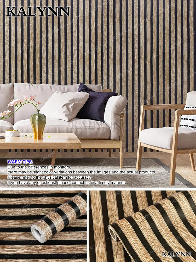 Faux Wood Grating Peel Stick Wallpaper Self Adhesive Wall Stickers Qme A4 Faux Wood Sample 45cmx100cm