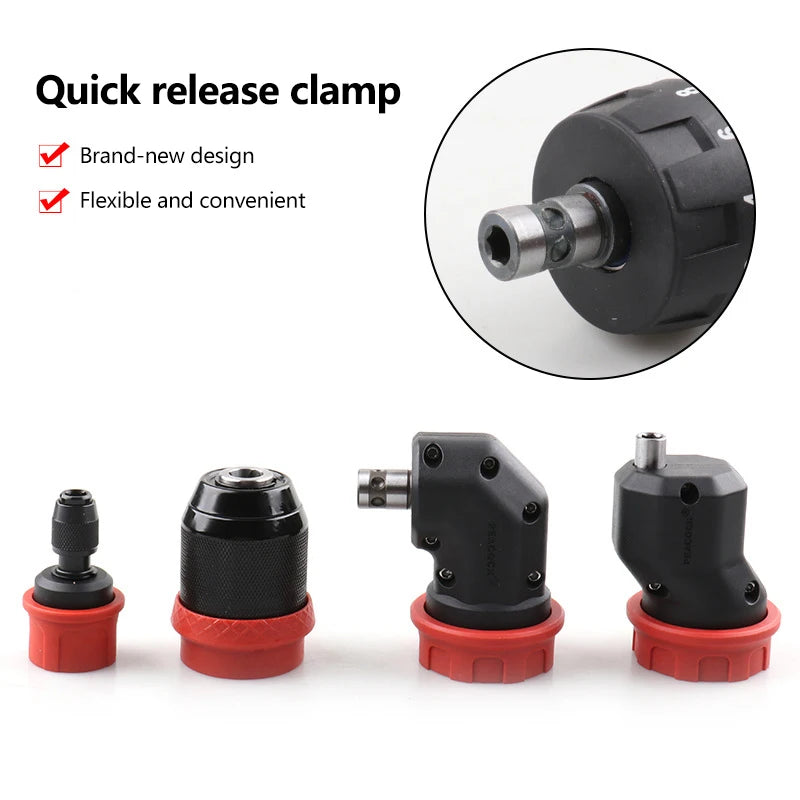 Quick-release Drill Conversion Chuck Hex Bits Compatible Corded Qme