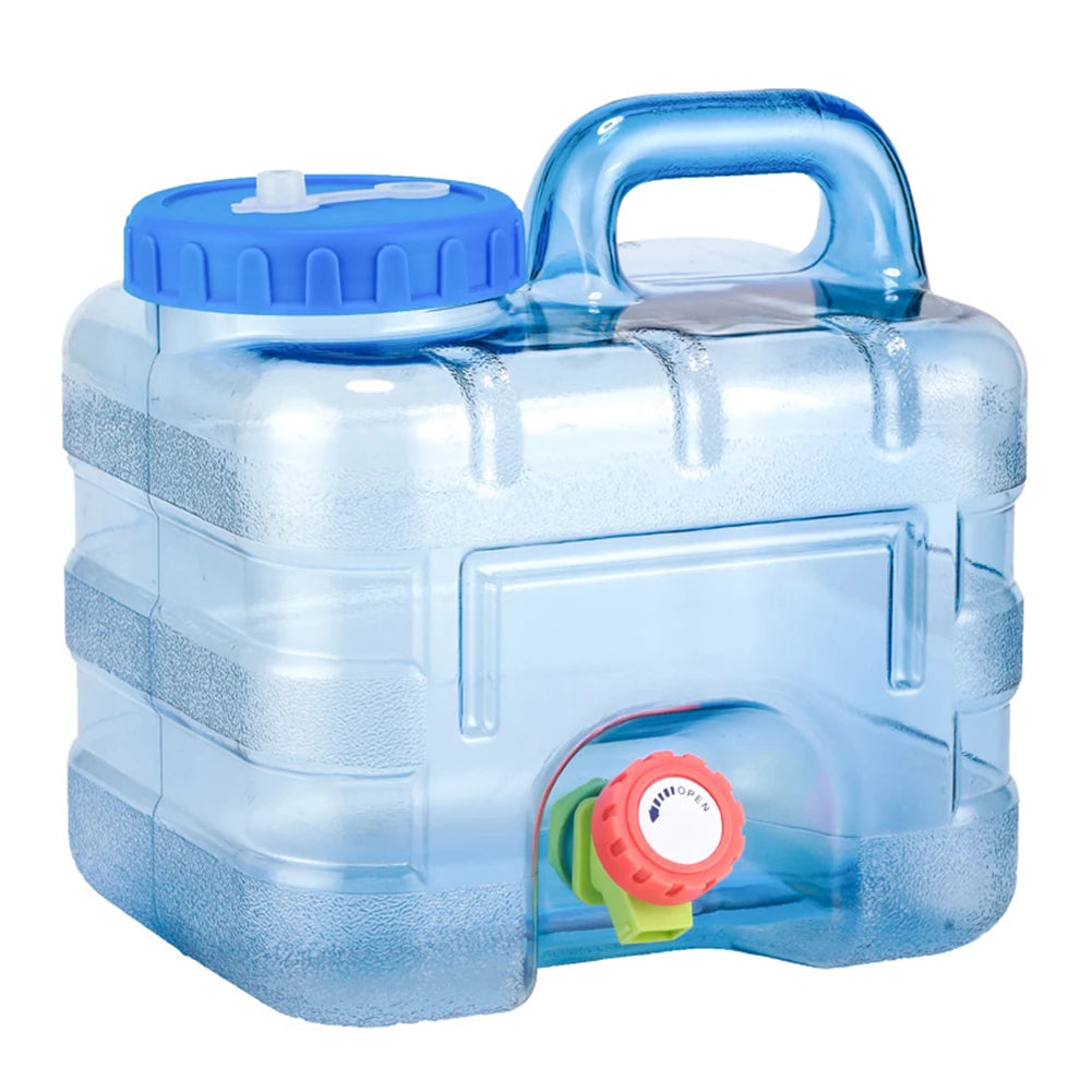 5L Water Container with Faucet Camping Water Container Portable Multipurpose for Outdoor Hiking Travel Emergency Qme 7.5L 1