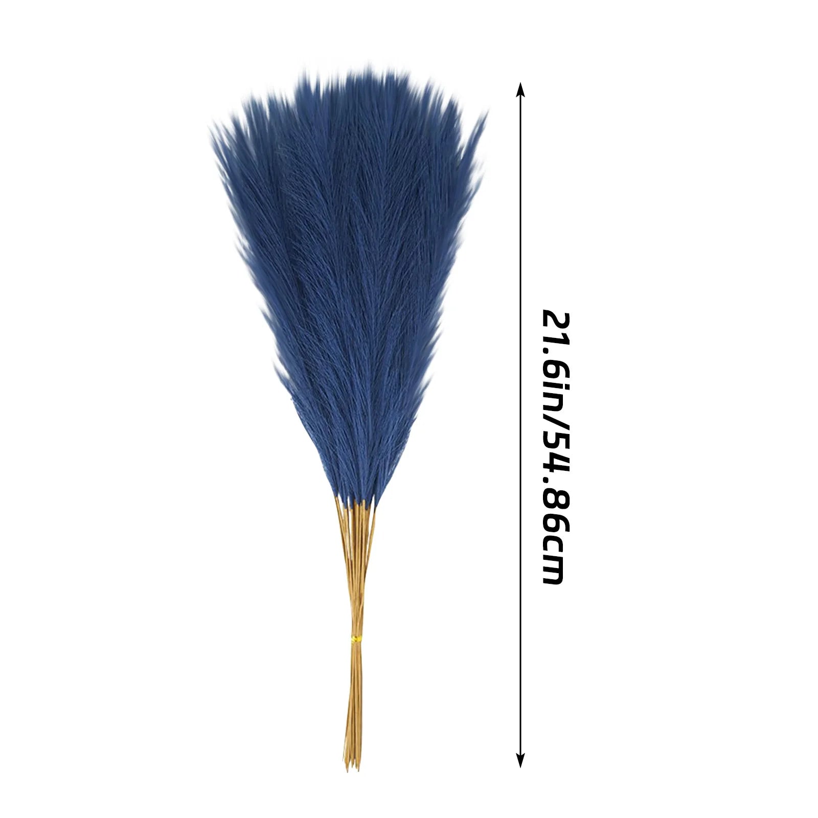 30pcs Random Color Fluffy Pampas Grass Artificial Simulation Plant Flowers for Anniversary Wedding Boho Bouquet Party Decoration Qme