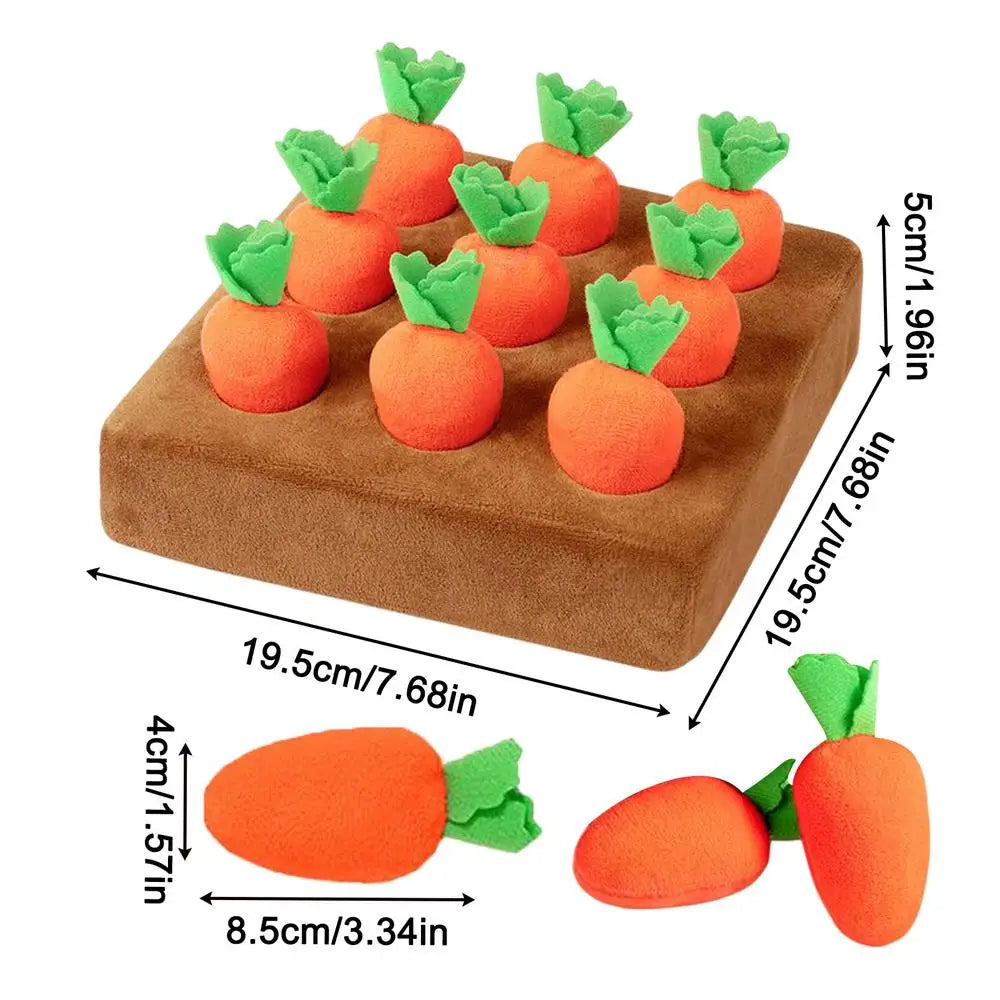 new Snuffle Mat For Dogs Enrichment Interactive Toys Pet Carrot Puzzle Toy Dog Activity Mat For Boredom Relief Foraging Training Qme as shown