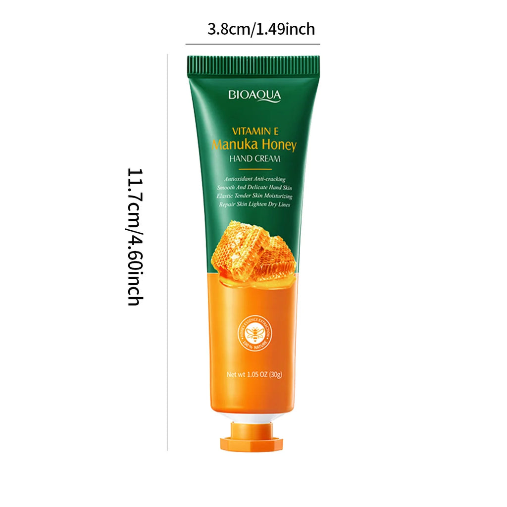 Vitamin E Honey Hand Cream Moisturizing Nourishing Portable Dry Skin Qme