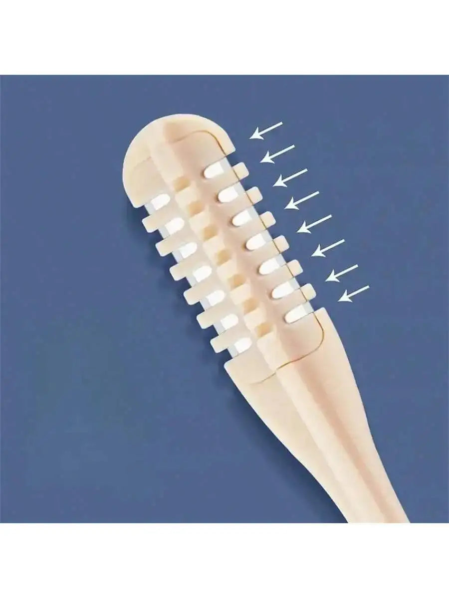 2-piece Upgraded Manual Nose Hair Trimmer Ear Pick Easy Clean No Qme