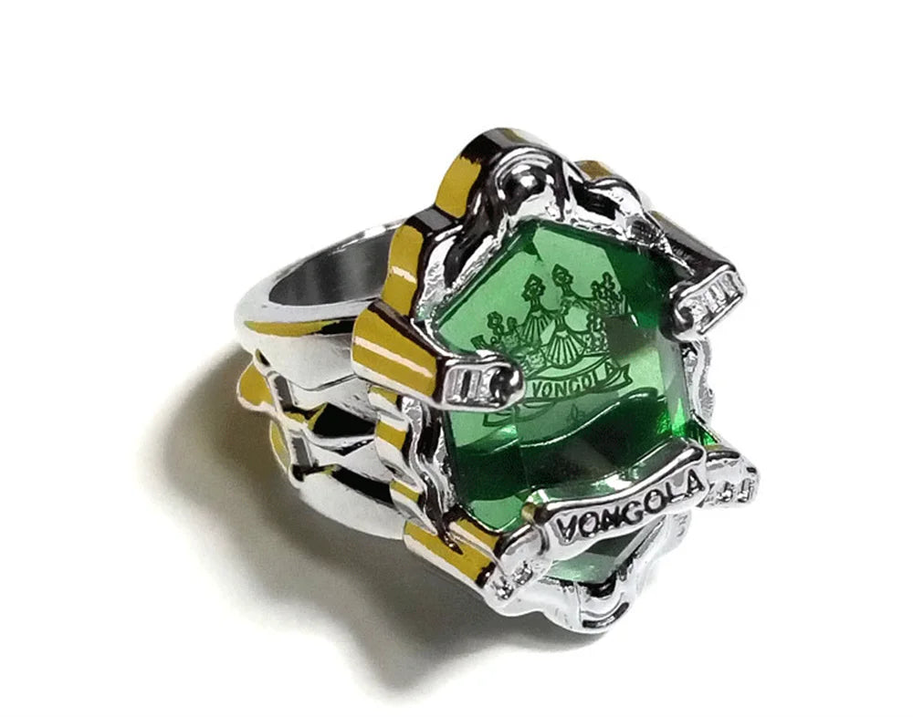 HITMAN REBORN Animation Penggli Simon Marey Hell Ring Fashion anime Jewelry Accessories Peripheral Gifts Qme green Diameter 19mm