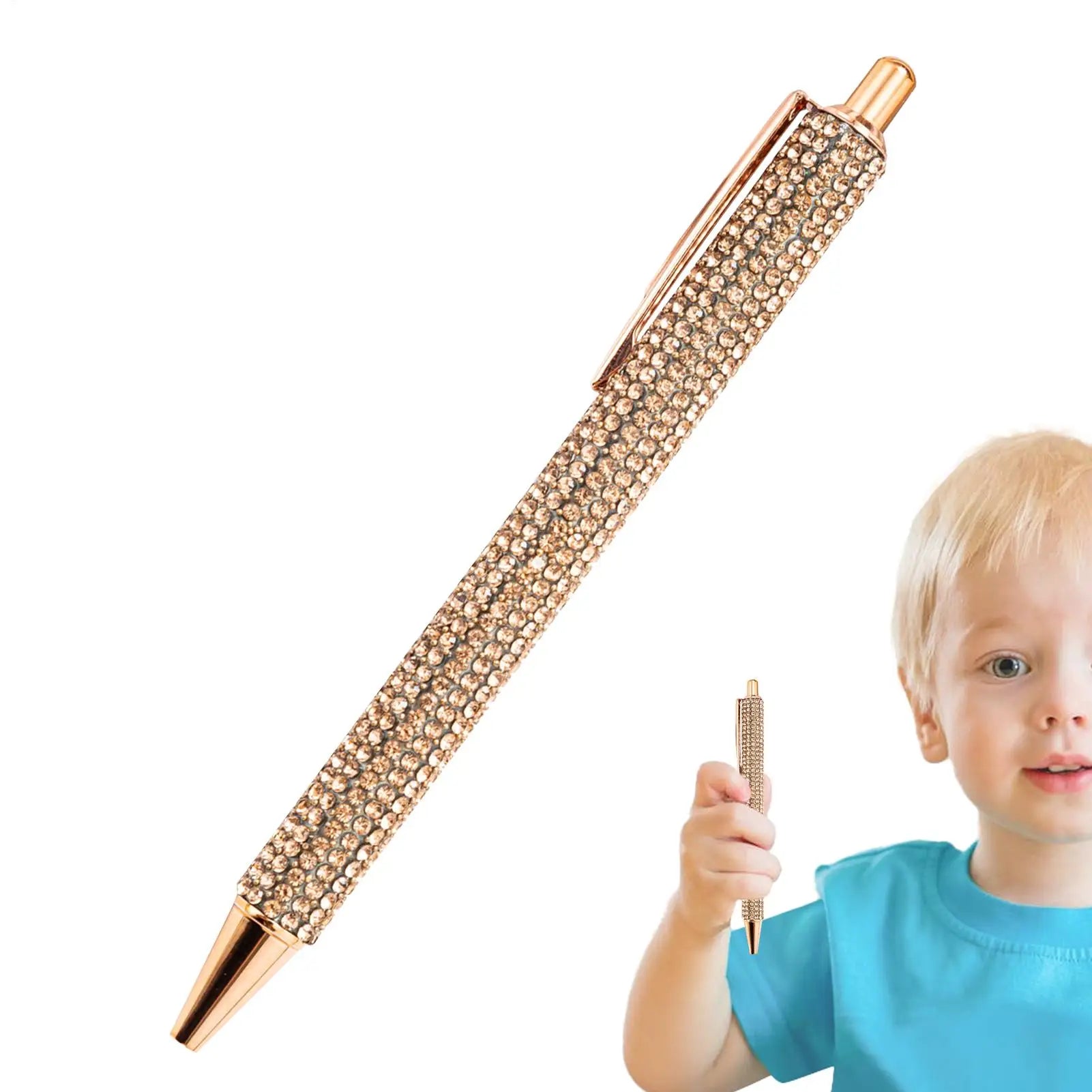 1pc Fancy Pen For Women Ballpoint Rhinestone Pens Bedazzled Wedding Bridal Writing Pen For Christmas Bridesmaid Notes Taking Qme