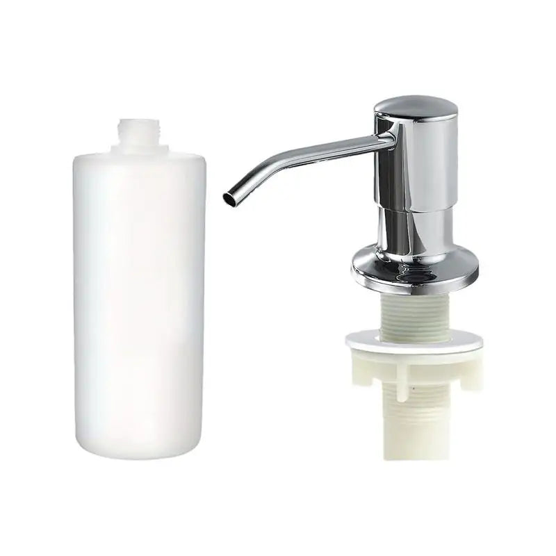 Built Soap Dispenser Liquid Bottle Dish 360 Degrees Rotation Qme