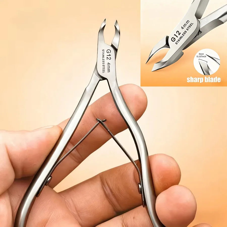 Professional Cuticle Trimmer Ultra-sharp Dead Skin Shears Cuticula Qme