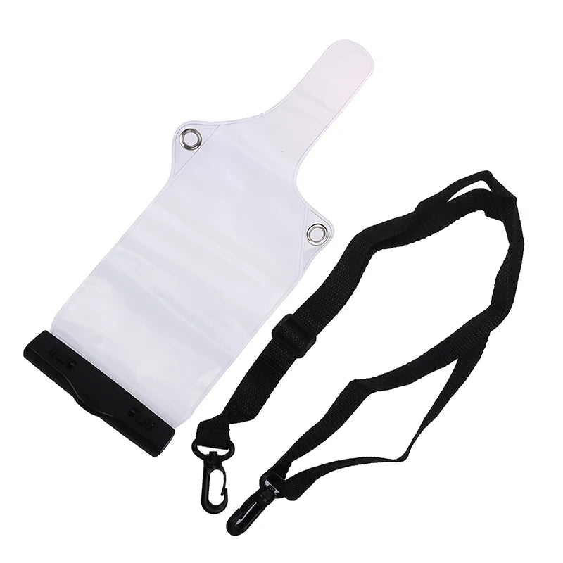 Walkie Talkie Cover Holder Lanyard Portable Radio Waterproof Case Bag Qme