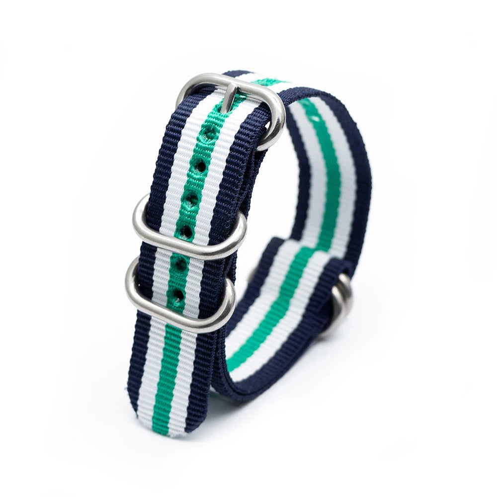 Durable Nylon Watch Strap Army Sport Band 18 20 22 41 Colors