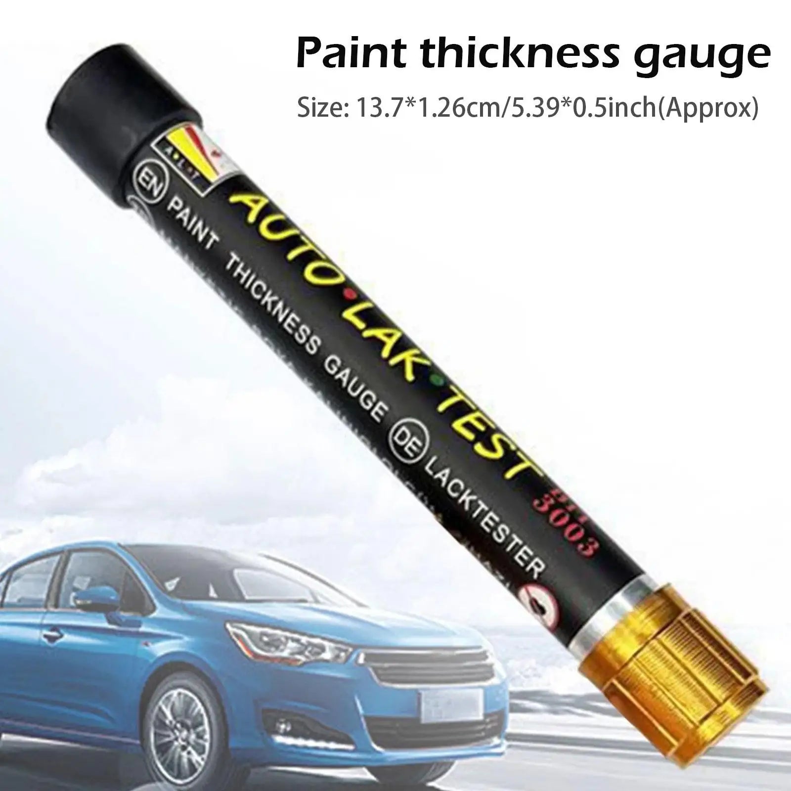Car Paint Thickness Tester Pen Magnetic Tip Scale Portable Coating Qme