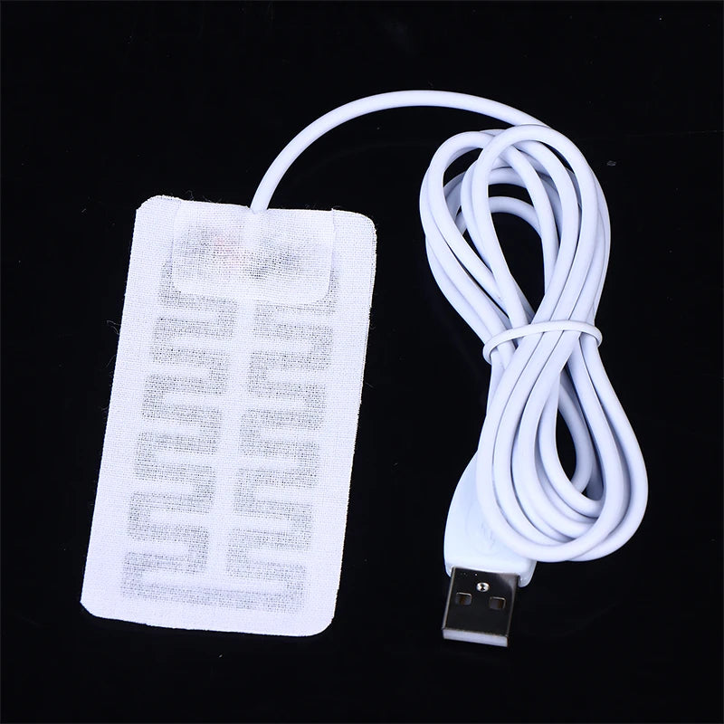 Thermal Electric USB Gloves Heater Heated Carbon Fiber Cloth Skis Qme