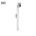 Stainless Steel Long Handle Stir Spoon Cocktails Ice Coffee Tea Qme 1 M
